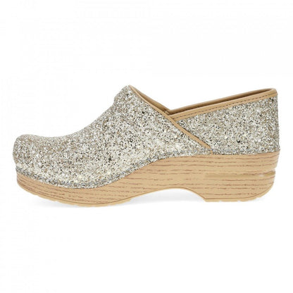 Professional | Leather | Glitter Champagne - clog - Dansko