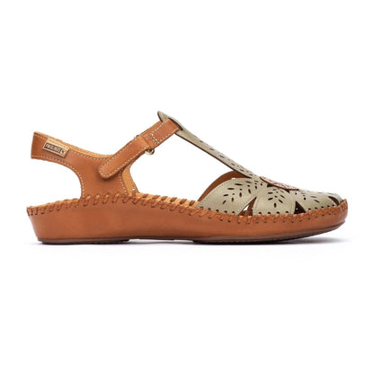 P.V. Laser Palm | Leather | Sage - Sandals - Pikolinos