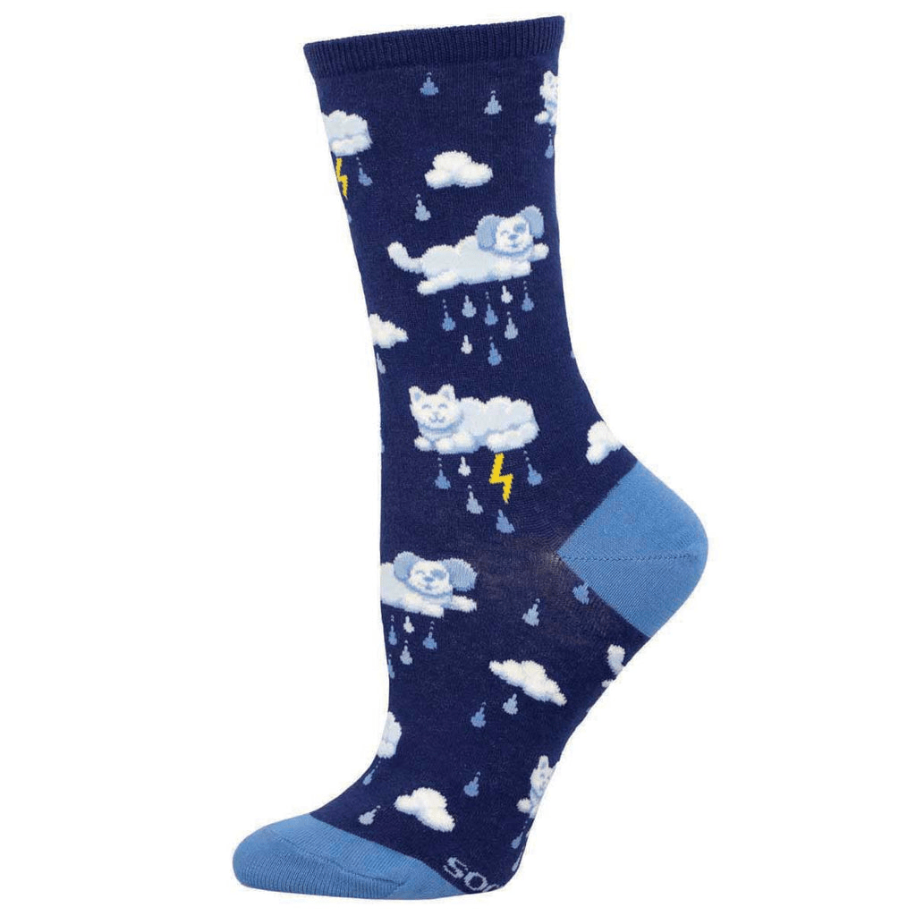 Raining Cats And Dogs | Women | Navy - Socks - Socksmith