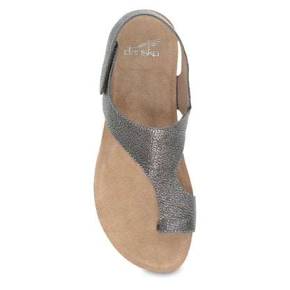 Reece | Metallic Leather | Pewter - sandals - Dansko