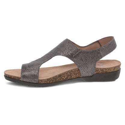 Reece | Metallic Leather | Pewter - sandals - Dansko