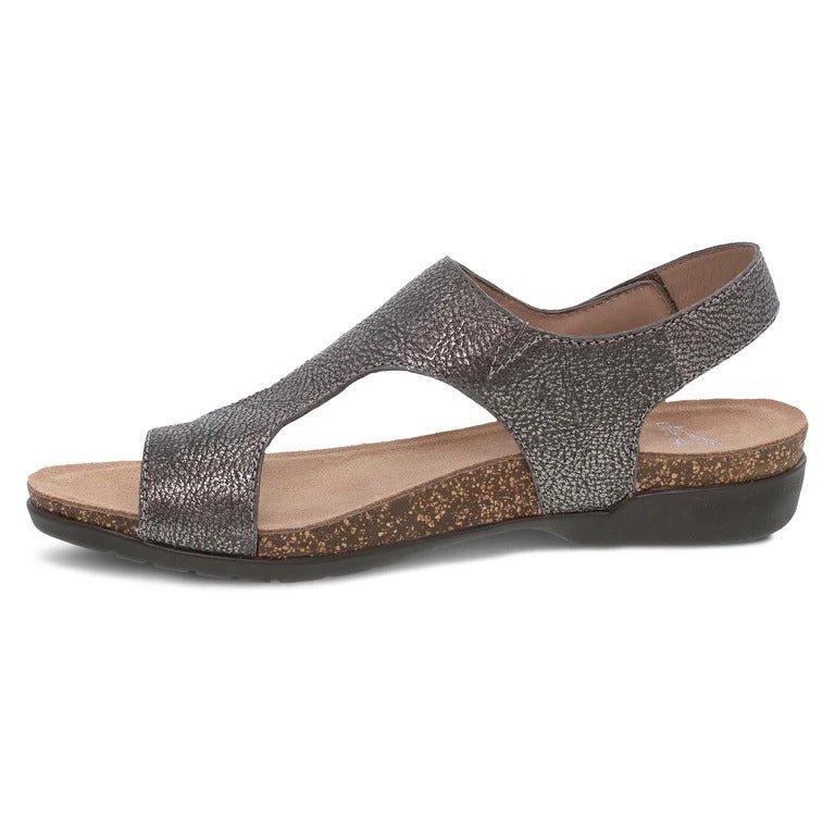 Reece | Metallic Leather | Pewter - Sandals - Dansko