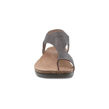 Reece | Metallic Leather | Pewter - Sandals - Dansko