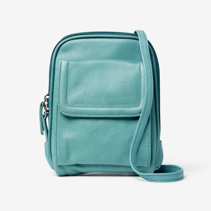 RFID Mini Organizer | Teal - SHOULDER - Osgoode Marley