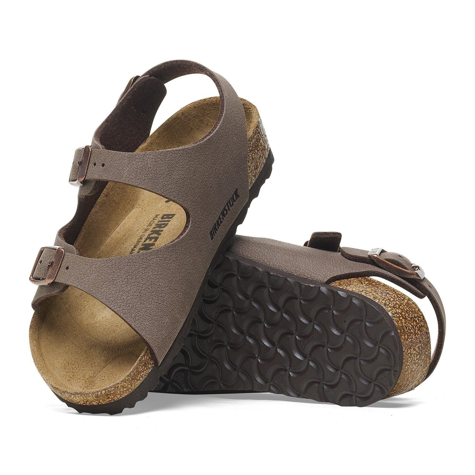 Roma | Kids | Birkibuc | Mocha - sandals - Birkenstock