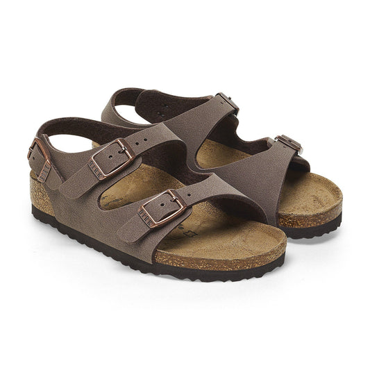 Roma | Kids | Birkibuc | Mocha - sandals - Birkenstock