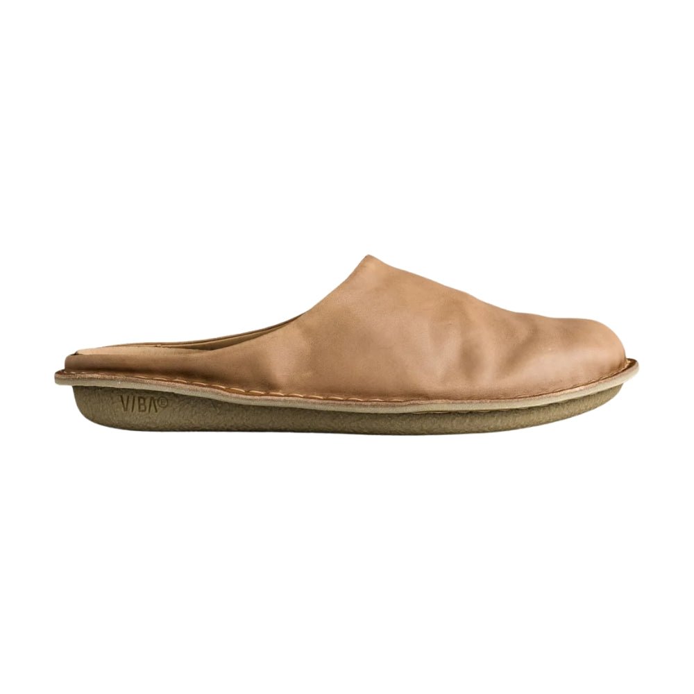 Roma | Leather | Fawn Tan - clog - VIBAe