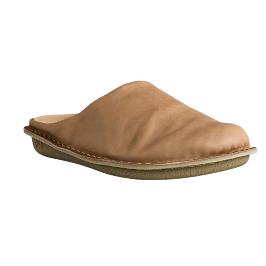 Roma | Leather | Fawn Tan - clog - VIBAe