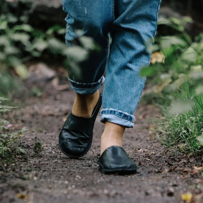 Roma | Leather | Preto Black - clog - VIBAe