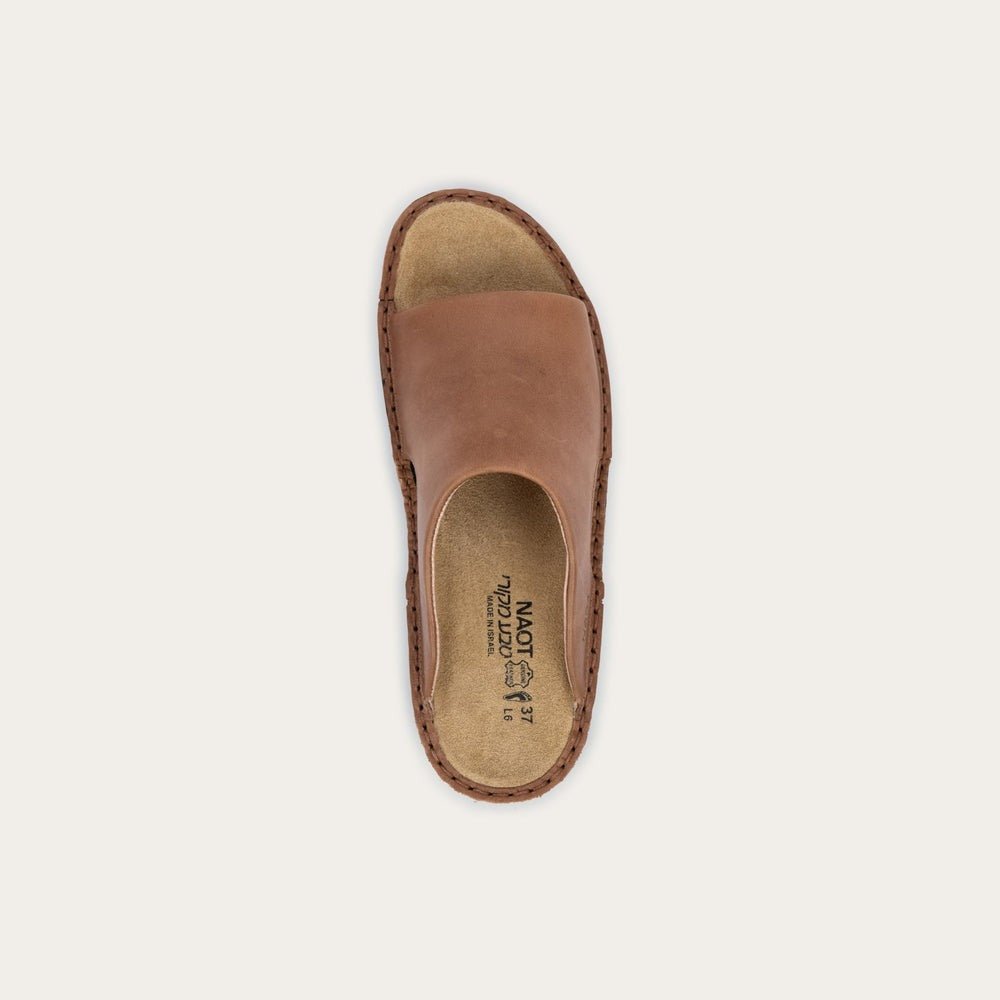 Rome | Leather | Latte Brown - sandals - Naot