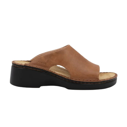 Rome | Leather | Latte Brown - Wedge - Naot