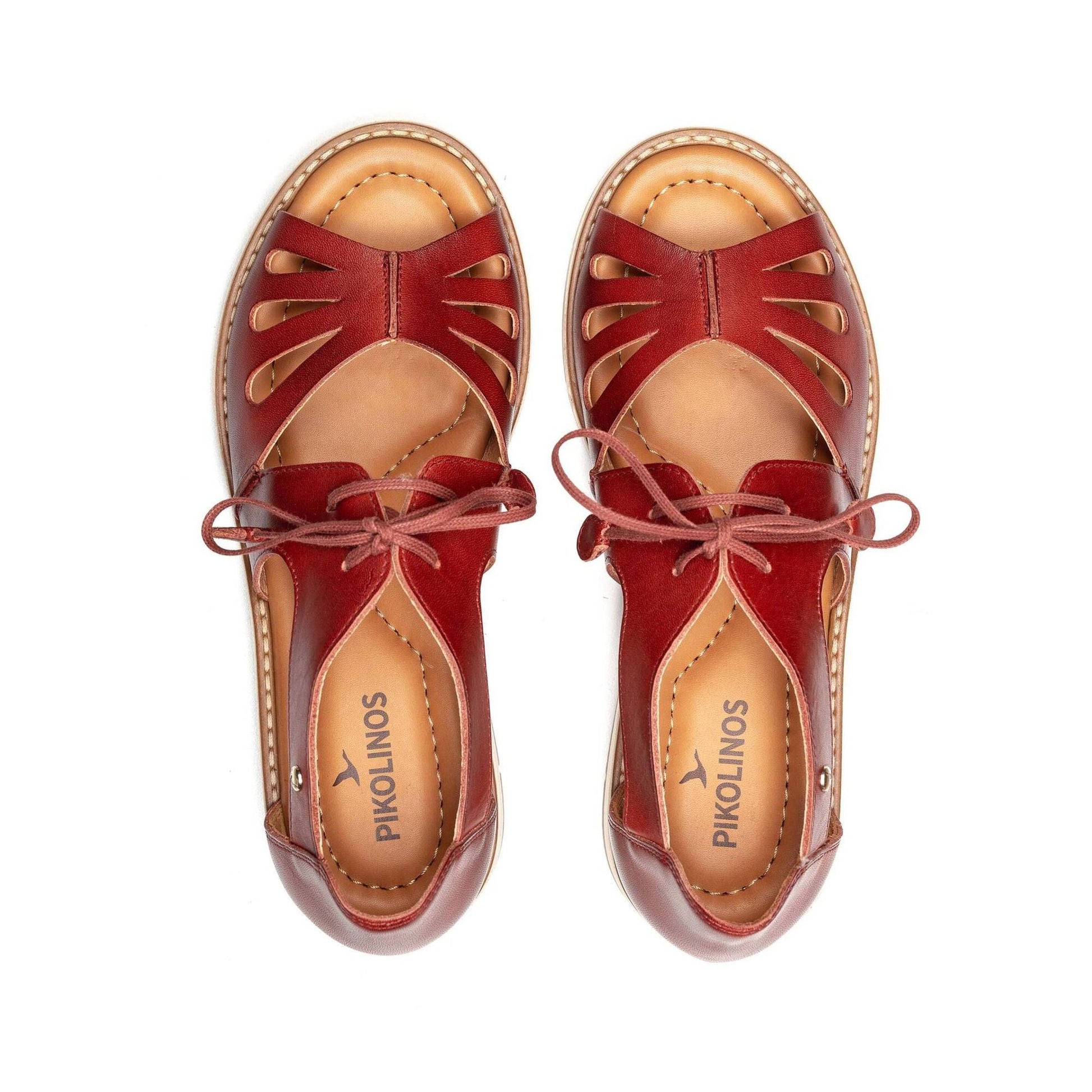 Roquetas | Leather | Sandia - sandals - Pikolinos