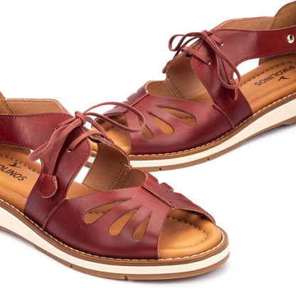 Roquetas | Leather | Sandia - sandals - Pikolinos