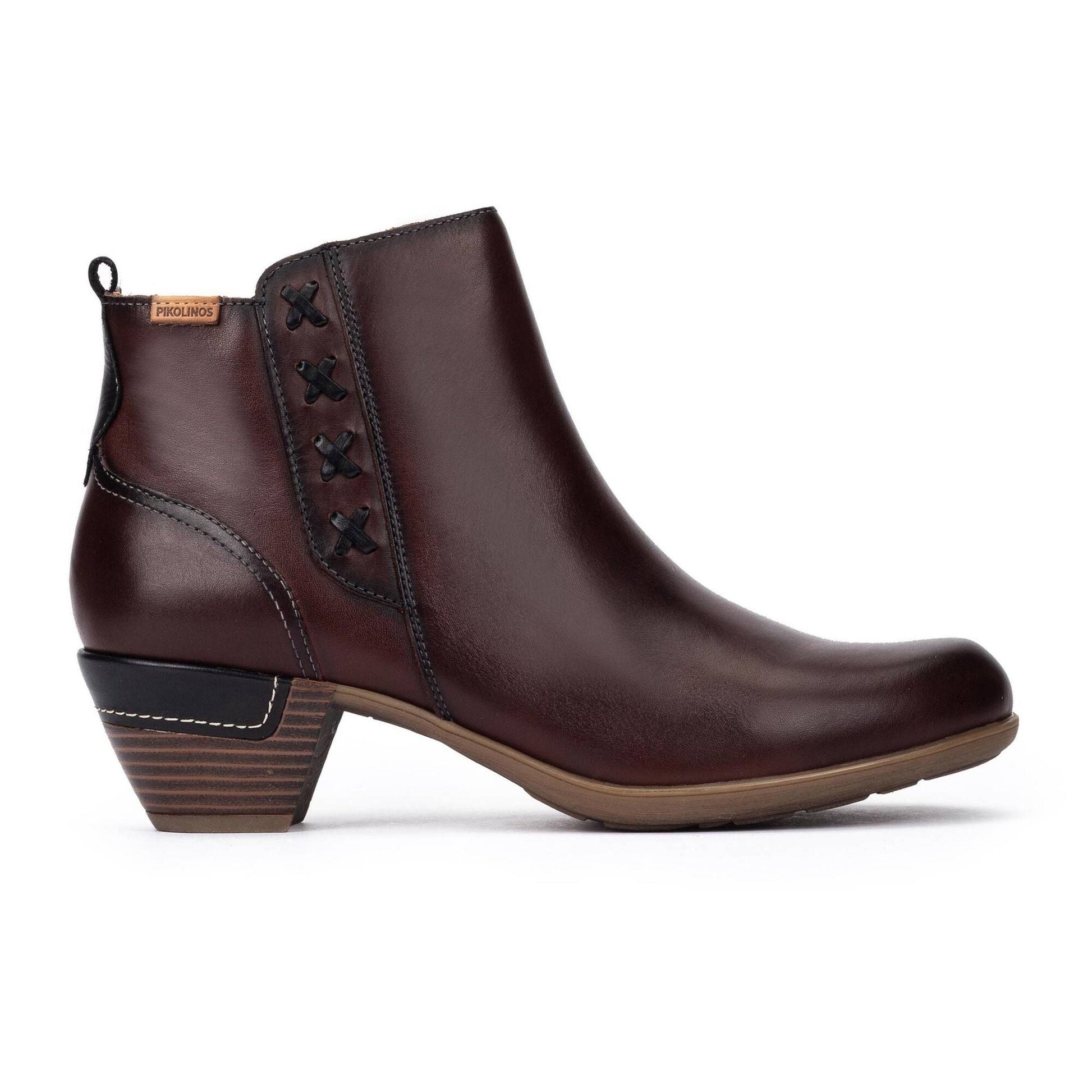 Rotterdam Stitch Boot | Leather | Caoba - Boot - Pikolinos
