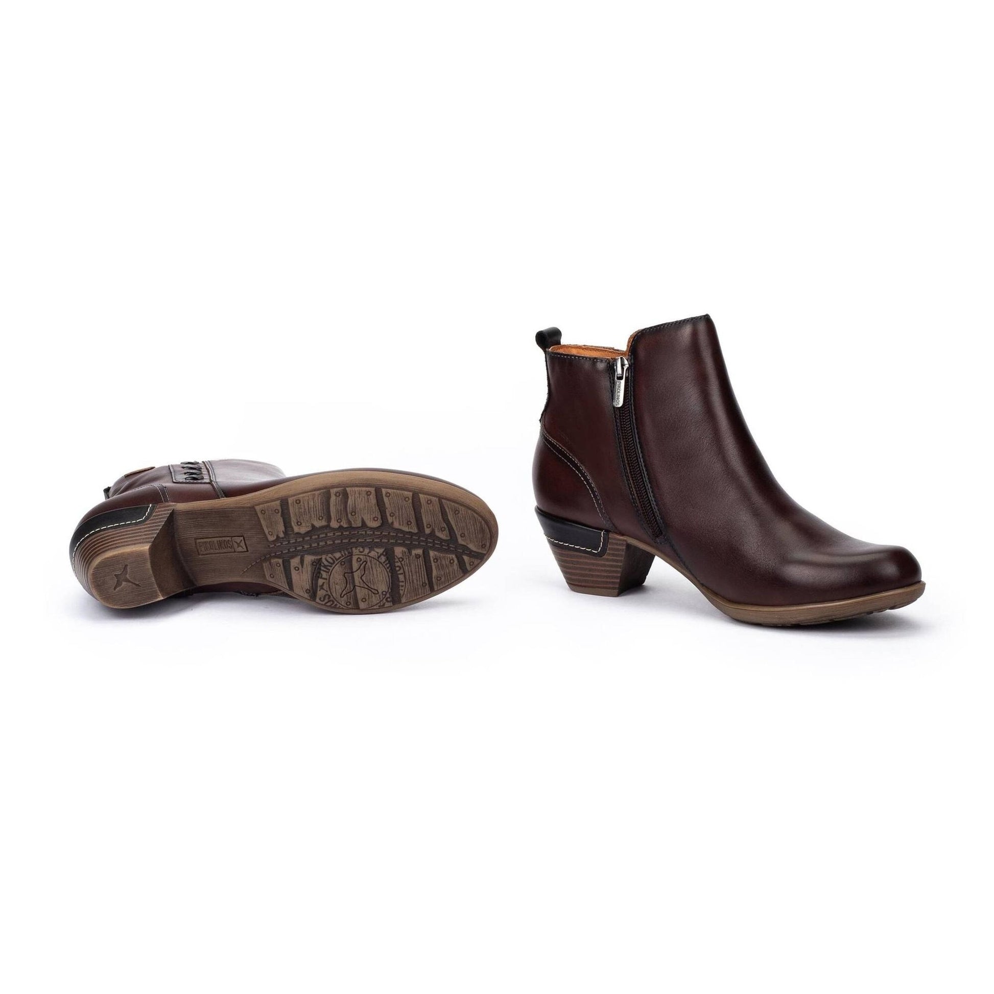 Rotterdam Stitch Boot | Leather | Caoba - Boot - Pikolinos