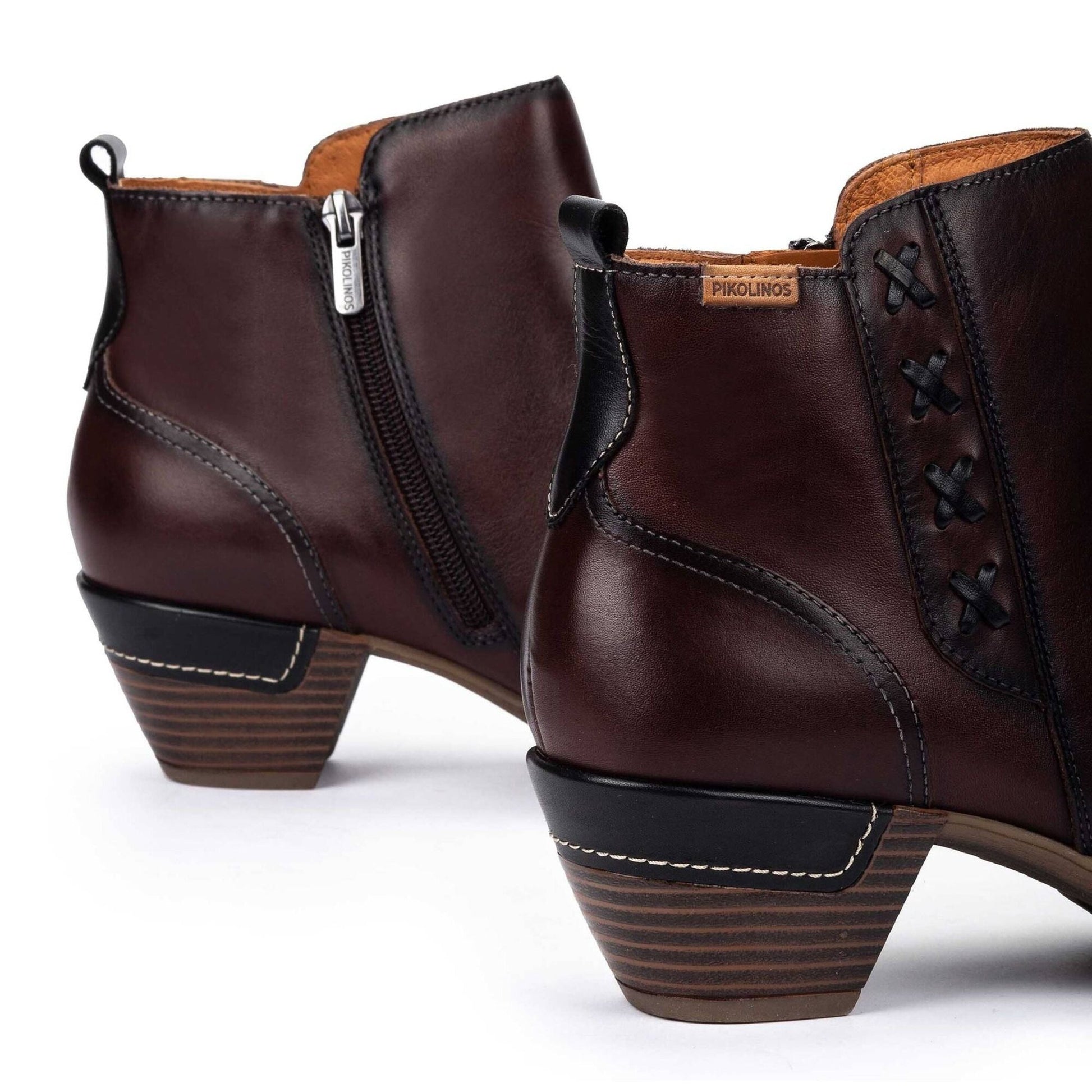 Rotterdam Stitch Boot | Leather | Caoba - Boot - Pikolinos