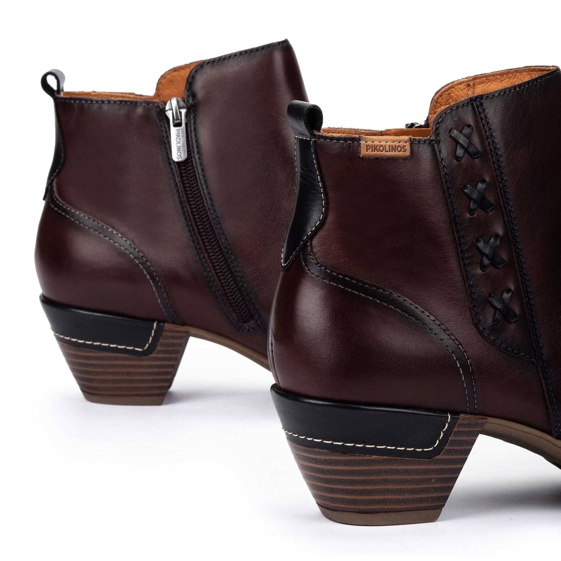 Rotterdam Stitch Boot | Leather | Caoba - Boot - Pikolinos