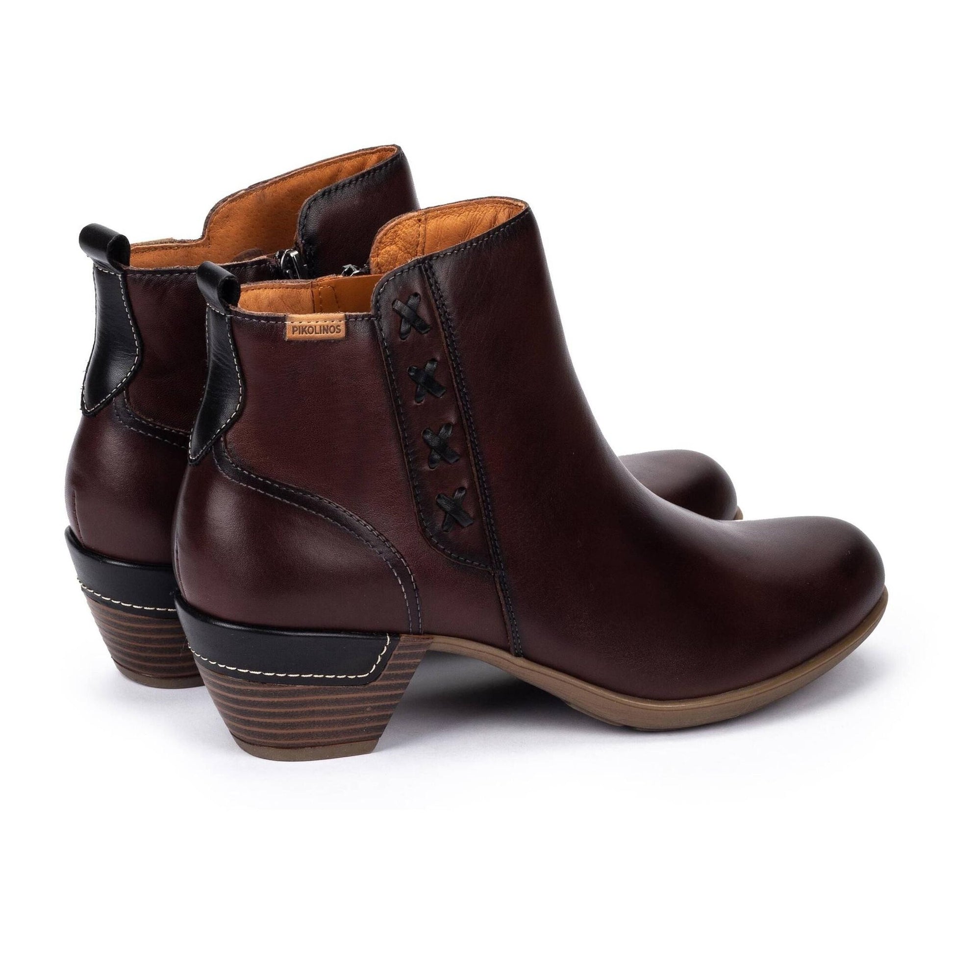 Rotterdam Stitch Boot | Leather | Caoba - Boot - Pikolinos