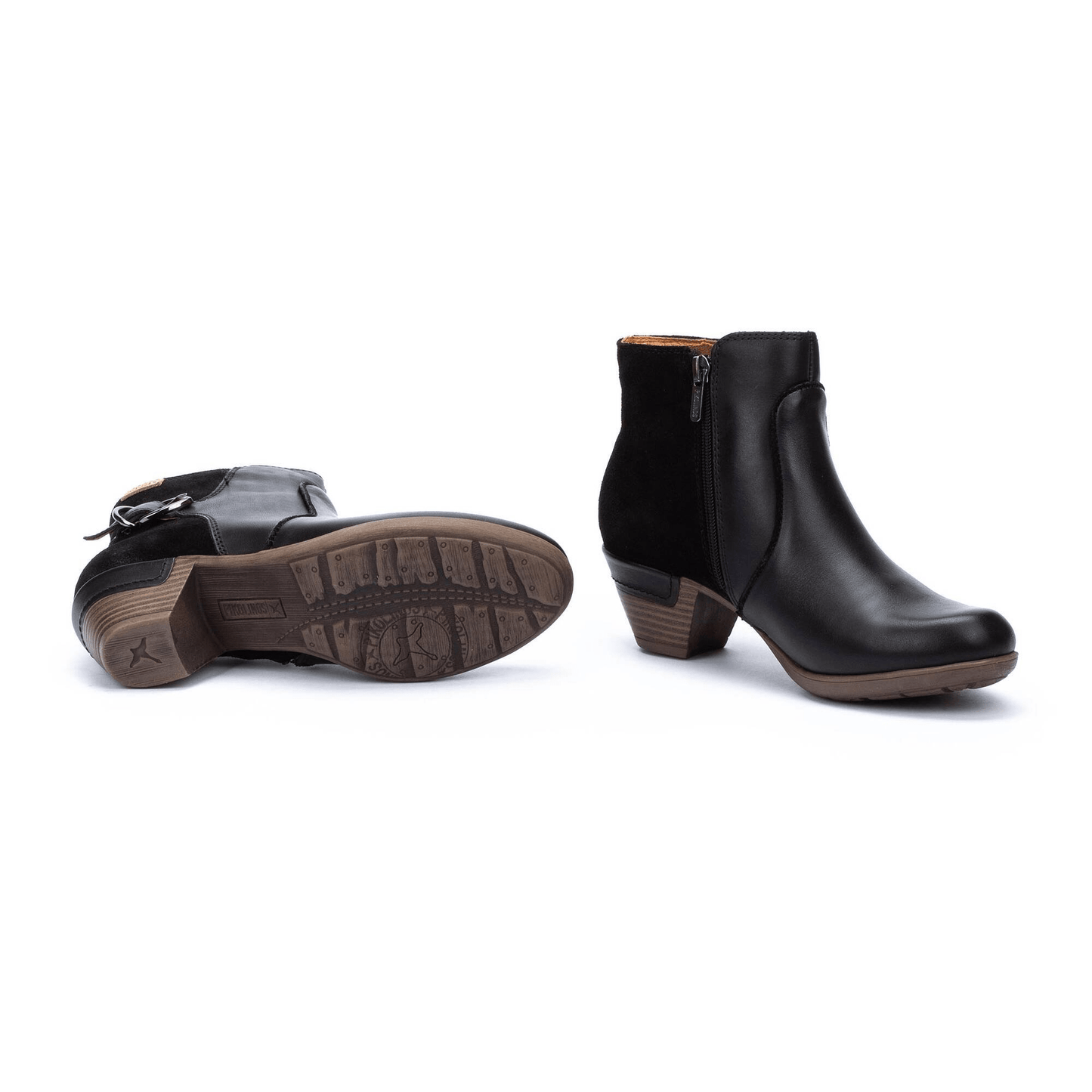 Rotterdam Zip Boot | Calfskin | Black - Boot - Pikolinos