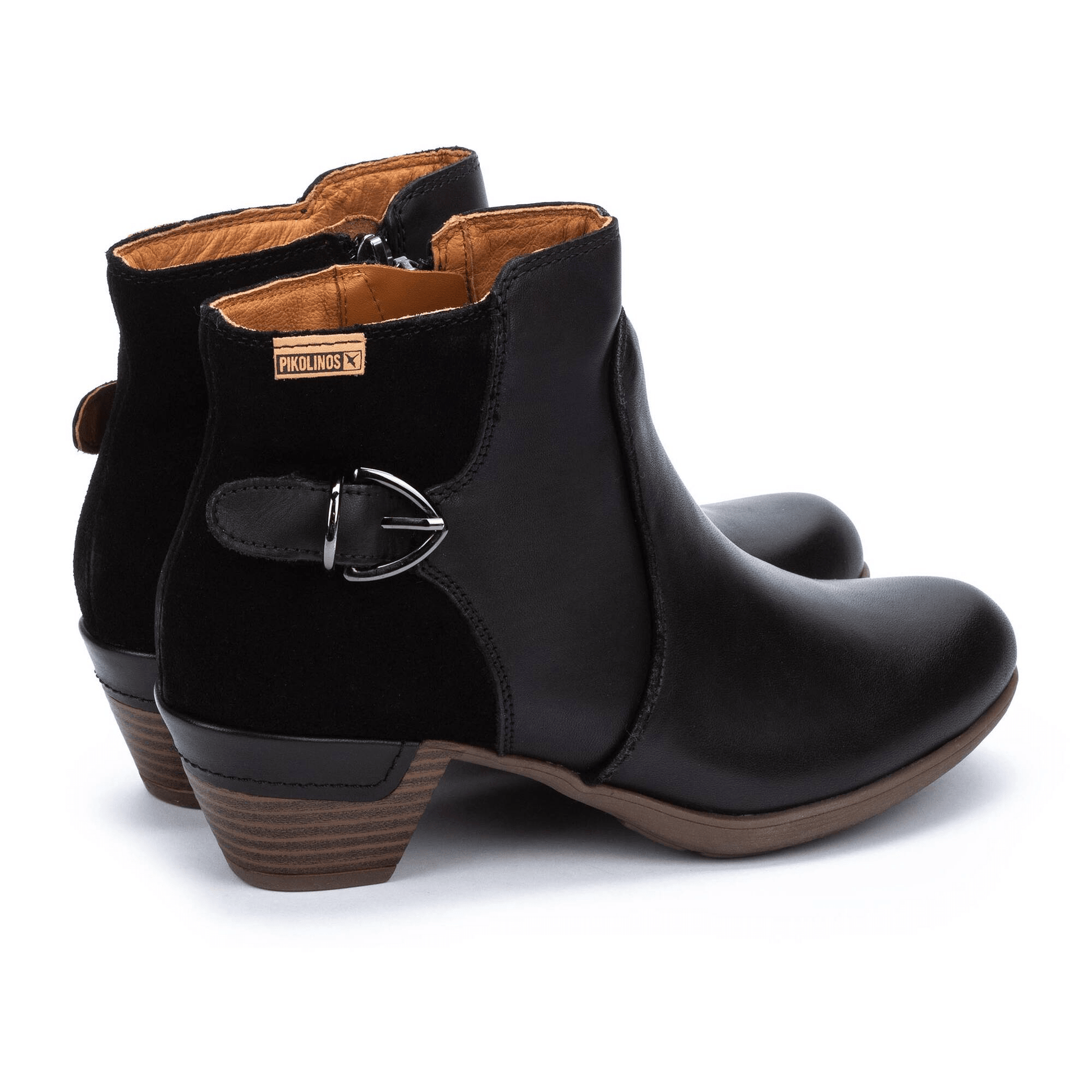 Rotterdam Zip Boot | Calfskin | Black - Boot - Pikolinos