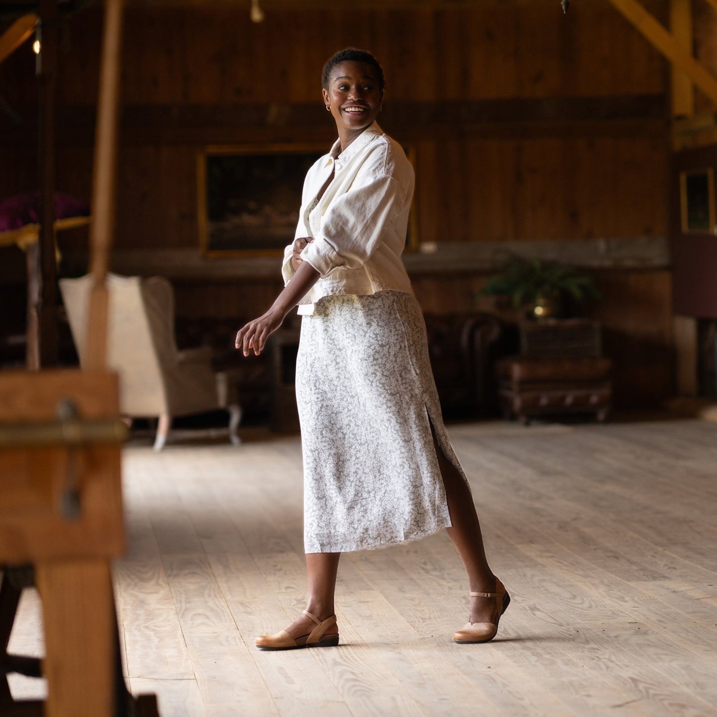 Rowan | Distressed Leather | Honey - sandals - Dansko