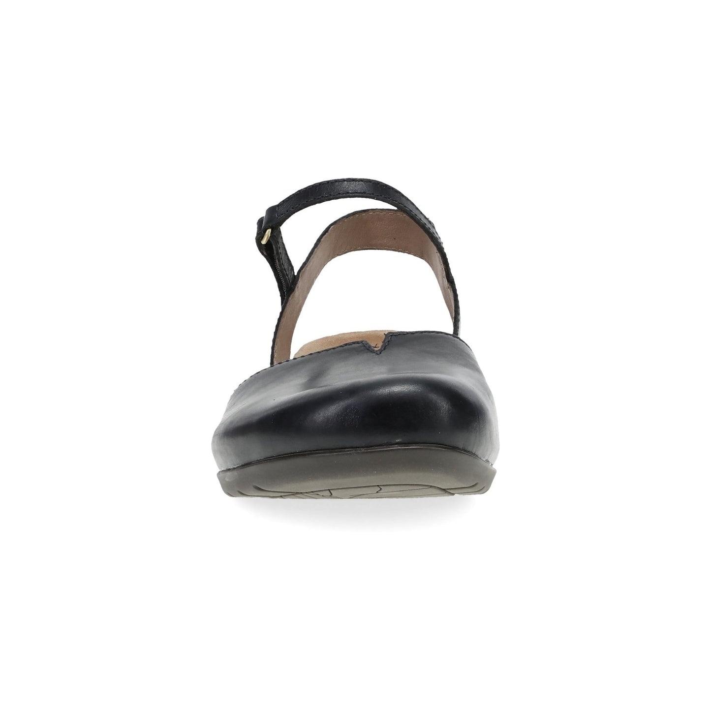 Rowan | Waxy Burnished | Black - sandals - Dansko