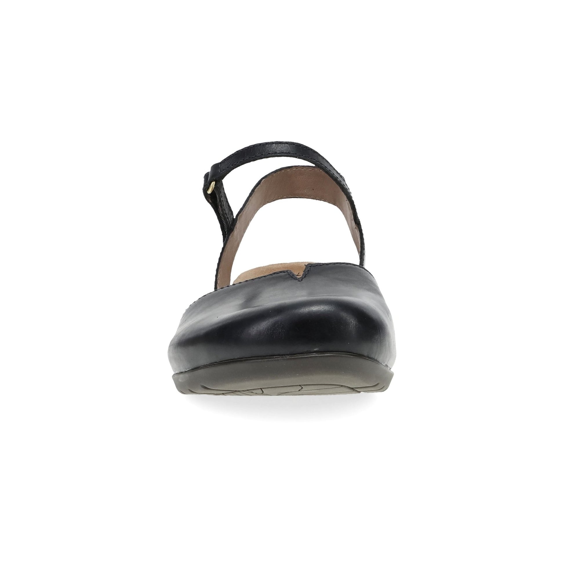 Rowan | Waxy Burnished | Black - sandals - Dansko