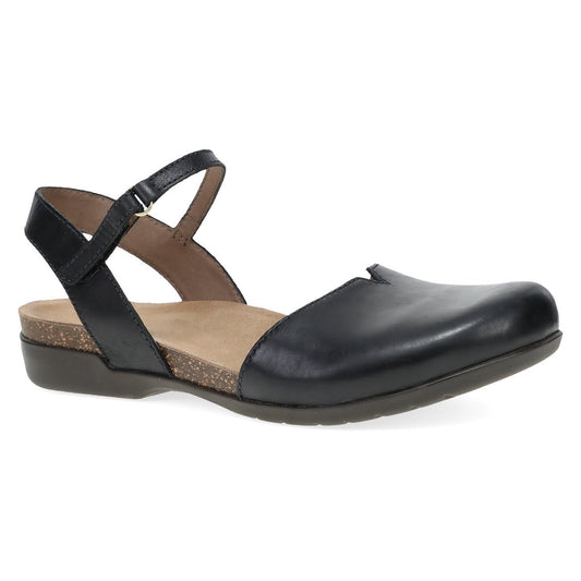 Rowan | Waxy Burnished | Black - Shoe - Dansko