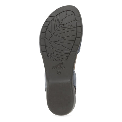 Rowan | Waxy Burnished | Navy - Shoe - Dansko