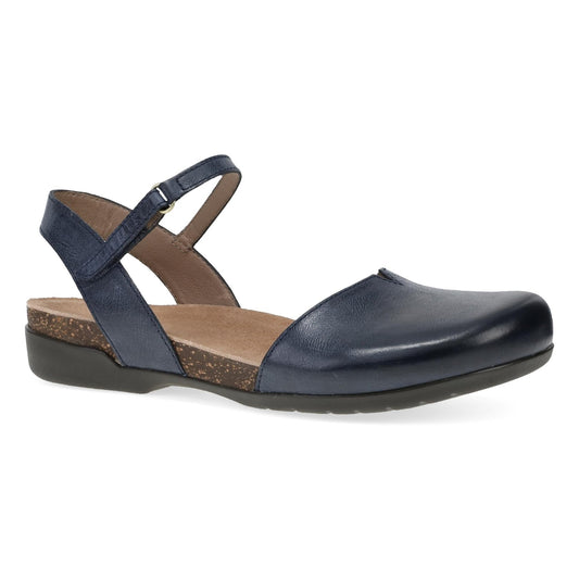 Rowan | Waxy Burnished | Navy - Shoe - Dansko
