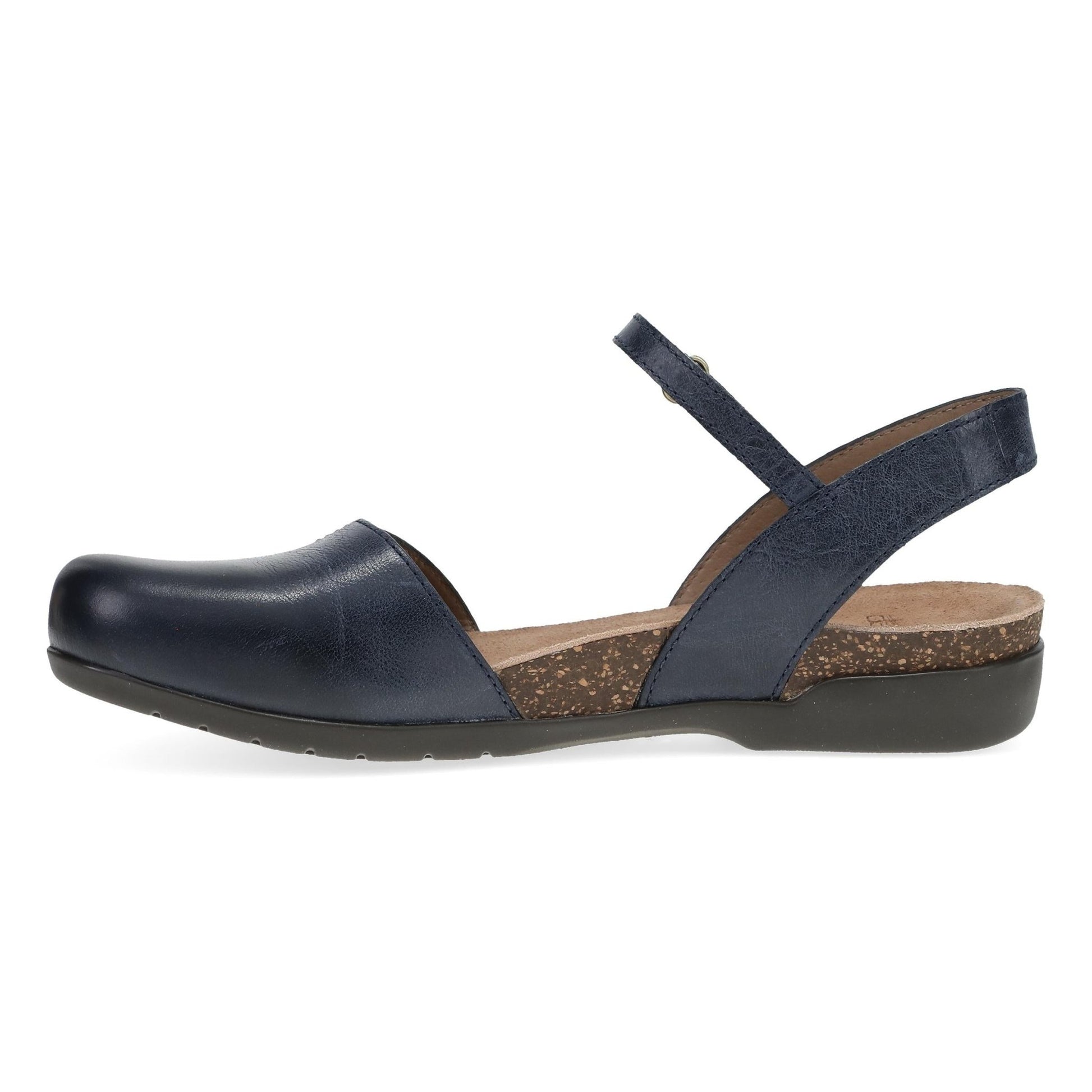 Rowan | Waxy Burnished | Navy - Shoe - Dansko