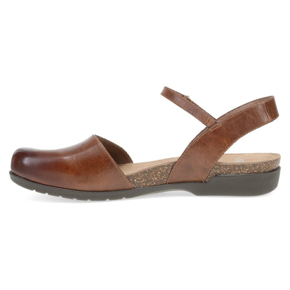 Rowan | Waxy Burnished | Tan - sandals - Dansko