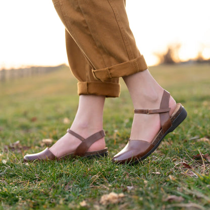 Rowan | Waxy Burnished | Tan - sandals - Dansko