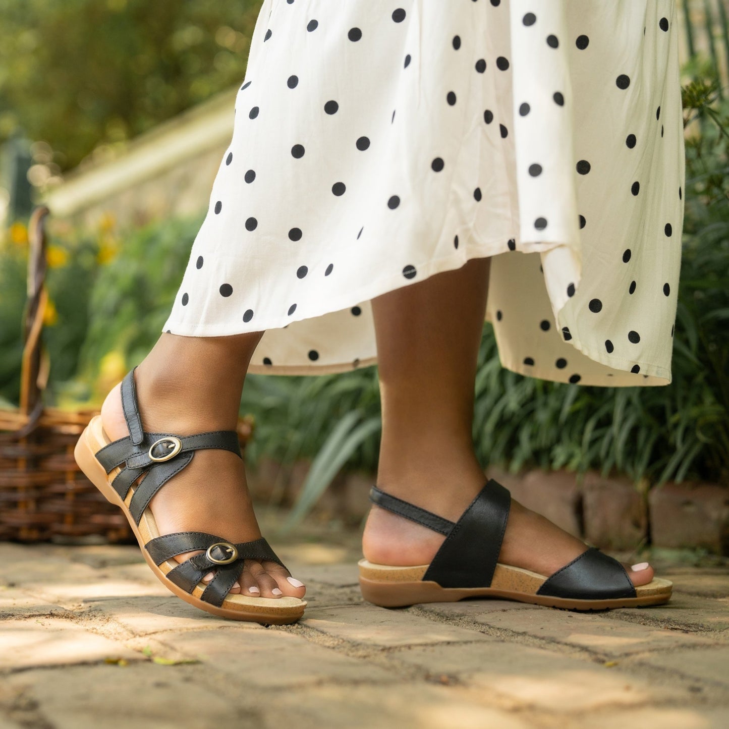 Ruthie | Leather | Black - sandals - Dansko