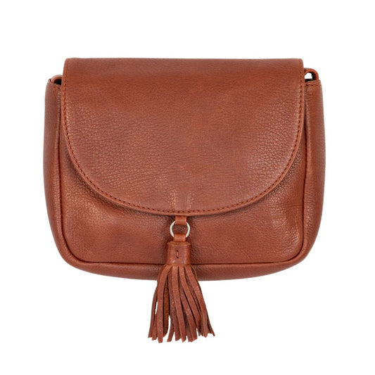 Ruthie Small Flap Crossbody | Brandy - bag - Osgoode Marley