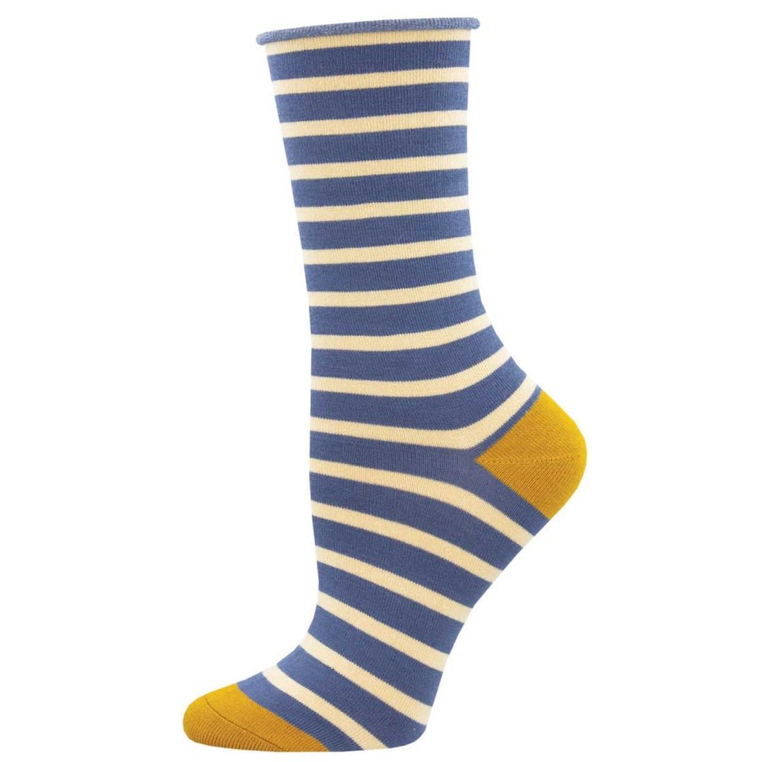 Sailor Stripe Socks | Bamboo | Women | Blue - socks - Socksmith