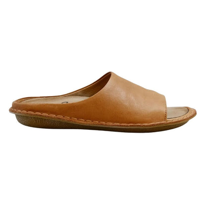 Saint Tropez | Leather | Fawn Tan - sandals - VIBAe