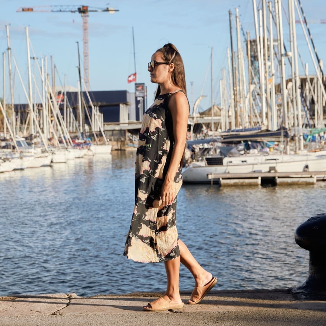 Saint Tropez | Leather | Fawn Tan - sandals - VIBAe