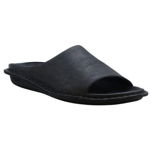 Saint Tropez | Leather | Preto Black - sandals - VIBAe