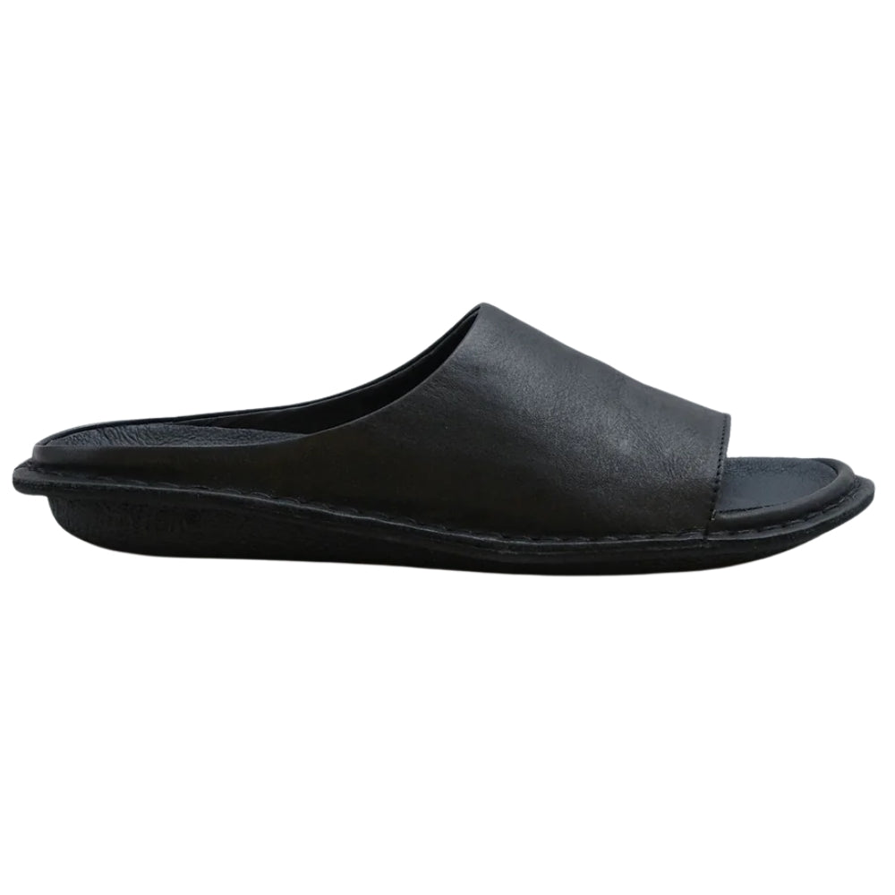 Saint Tropez | Leather | Preto Black - sandals - VIBAe