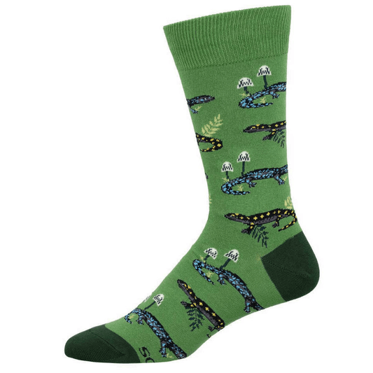 Salamander | Men | Green - Socks - Socksmith