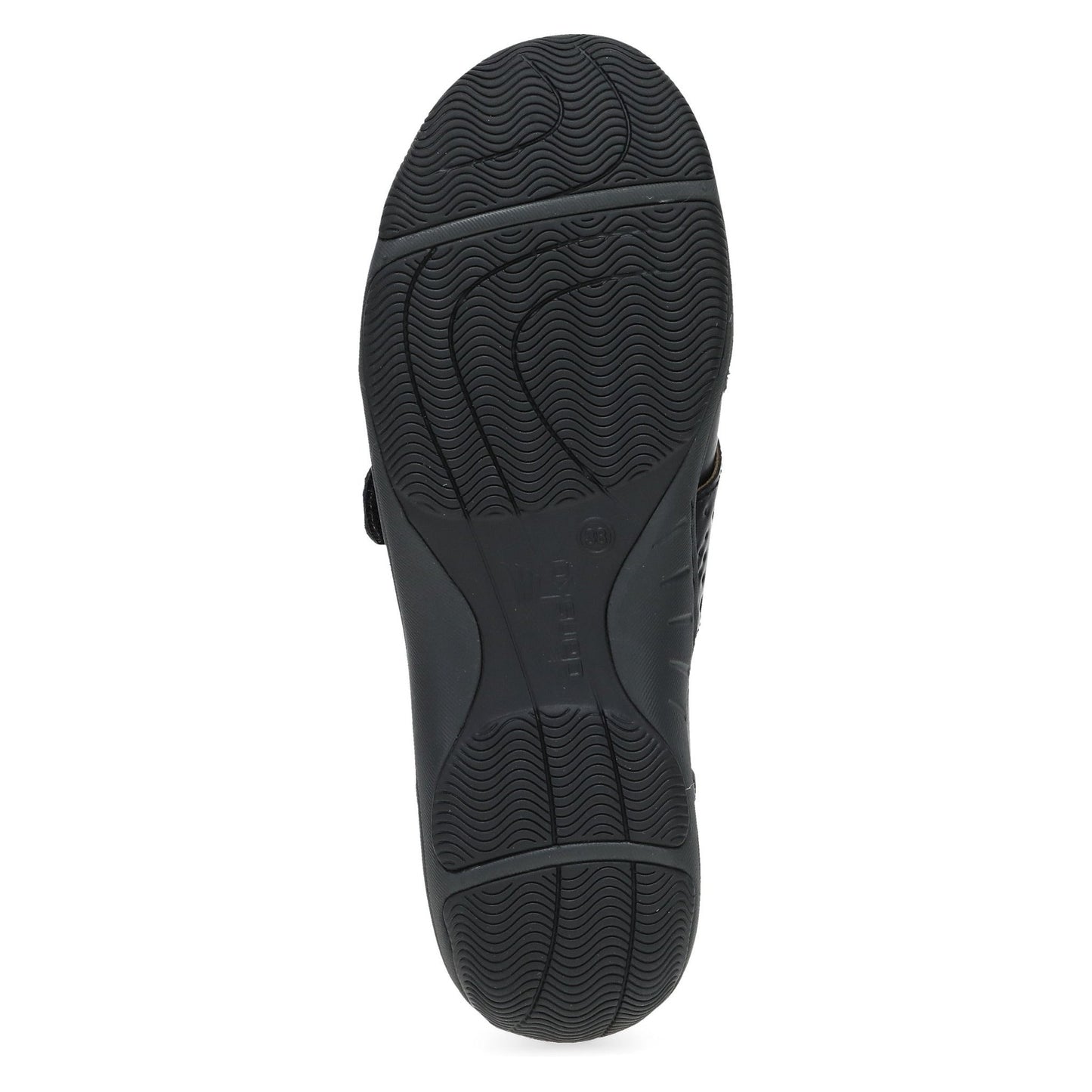 Sallie | Waxy Burnished | Black - shoe - Dansko
