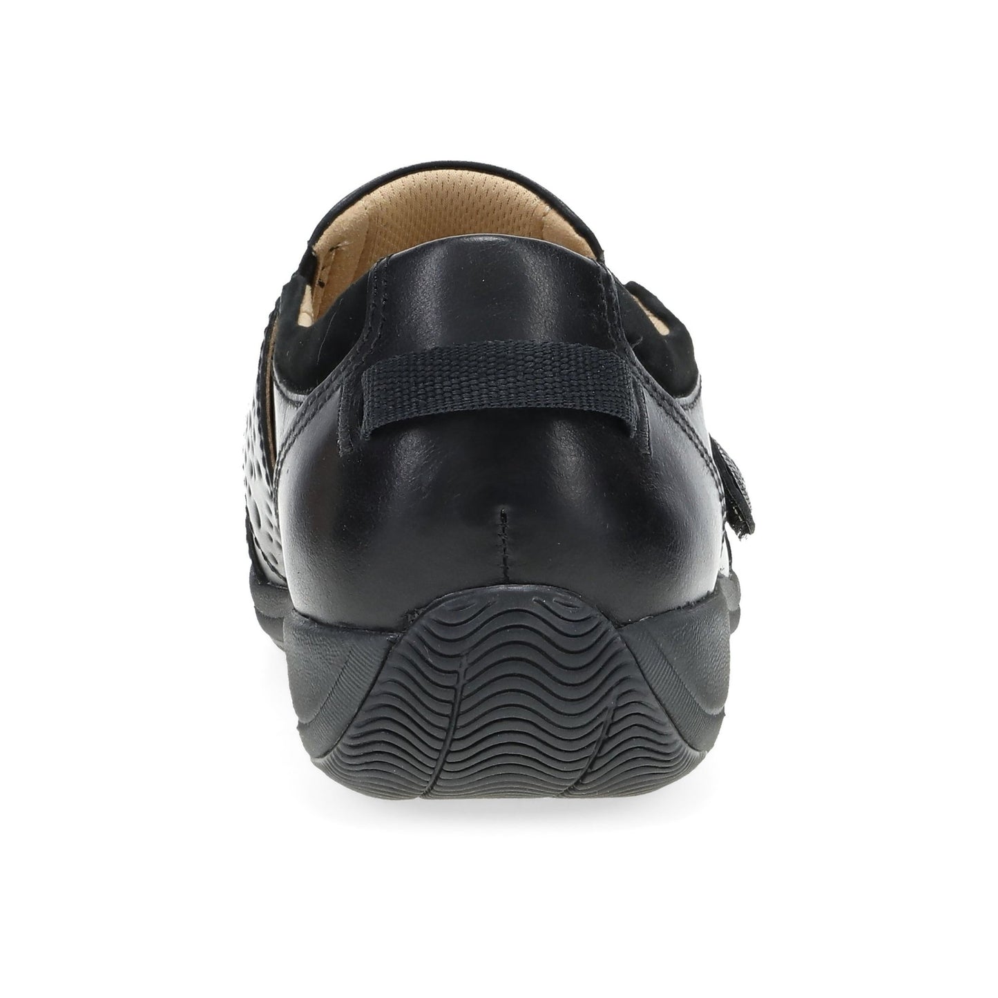 Sallie | Waxy Burnished | Black - shoe - Dansko