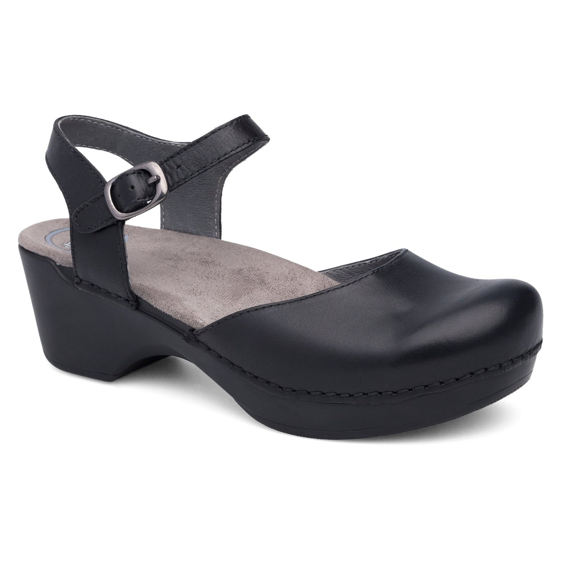 Sam | Leather | Black - clog - Dansko
