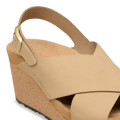 Samira | Nubuck | Sandcastle - Wedge - Birkenstock