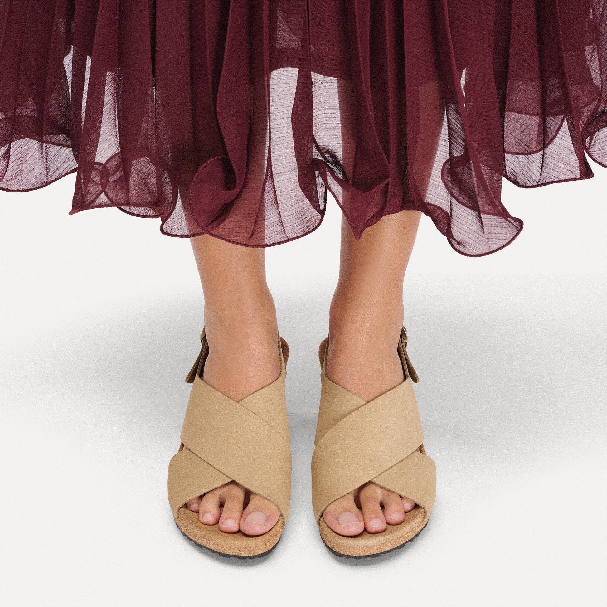 Samira | Nubuck | Sandcastle - Wedge - Birkenstock