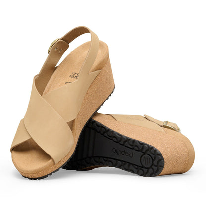Samira | Nubuck | Sandcastle - Wedge - Birkenstock