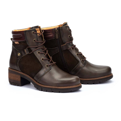 San Sebastian Lace Up Boots | Leather | Forest - Boot - Pikolinos