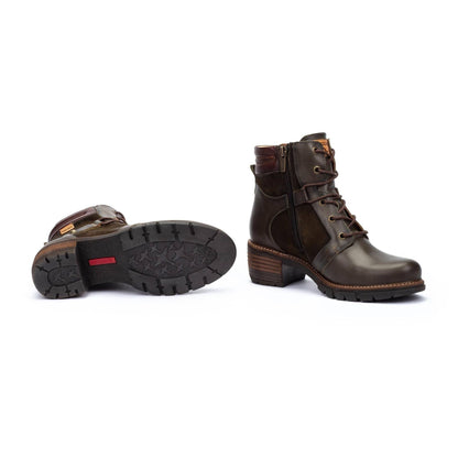 San Sebastian Lace Up Boots | Leather | Forest - Boot - Pikolinos