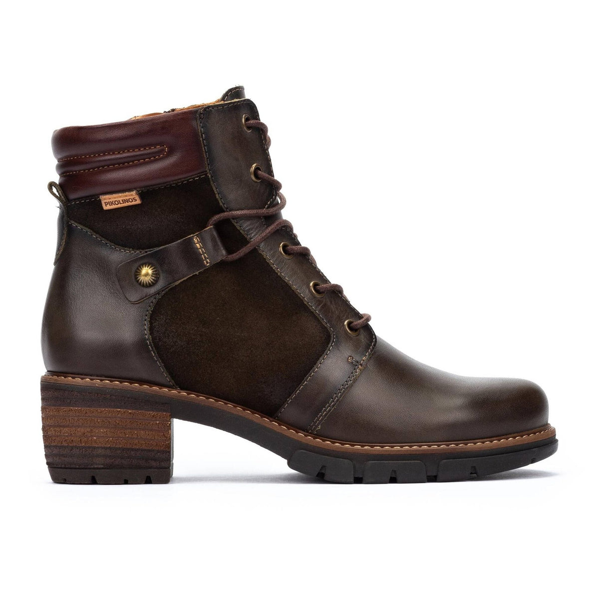 San Sebastian Lace Up Boots | Leather | Forest - Boot - Pikolinos